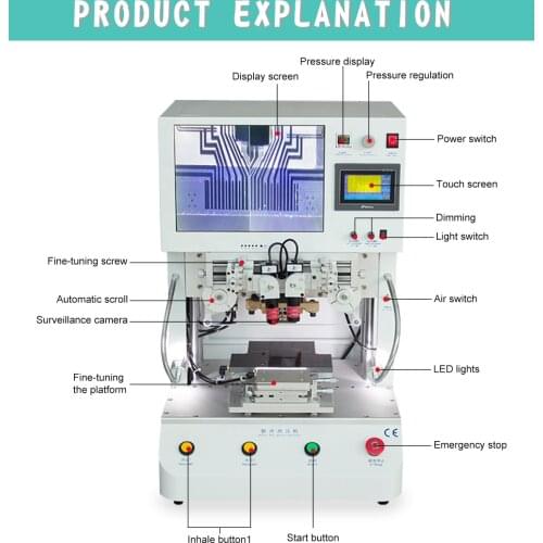 Jiutu Pulse Flex Machine For CMOS CCD FPC Board Digital Cameras Mobile Phone Flex PCB Soldering