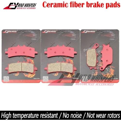 Motorcycle Ceramic Front Rear Brake Pads For Suzuki GSX-S GSXS 1000 GSXS1000 GSX-S1000 ABS 2016 2017 2018 2019 16 17 18 19