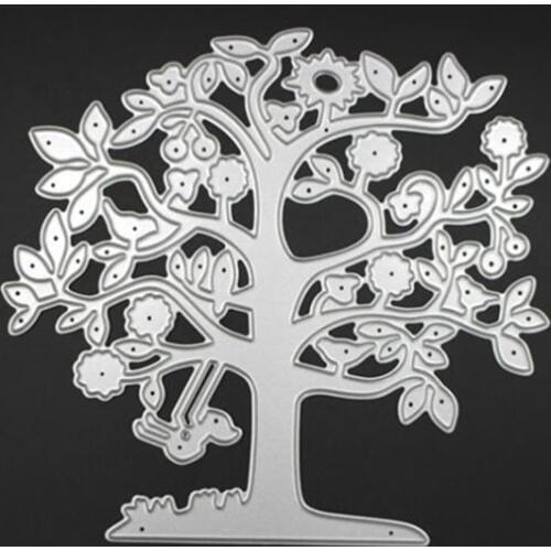 YINISE Metal Cutting Dies For Scrapbooking Stencils Tree DIY Album Cards MAKING Embossing Folder Die CUT Cutter Template Mold