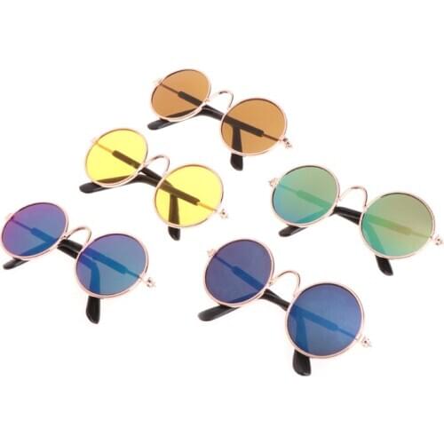 Small Pet Cat Poppy Dog Fashion Sunglasses UV Protection Eyewear Photos Props Cool Hot