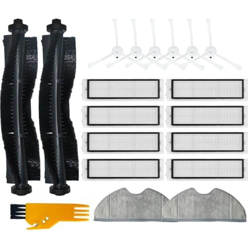 Washable Main Brush Side Brushes Hepa Filter Mop Cloth for 360 S5 / S7 Robot Robotic Vacuum Cleaner Sweeper Replacements Parts