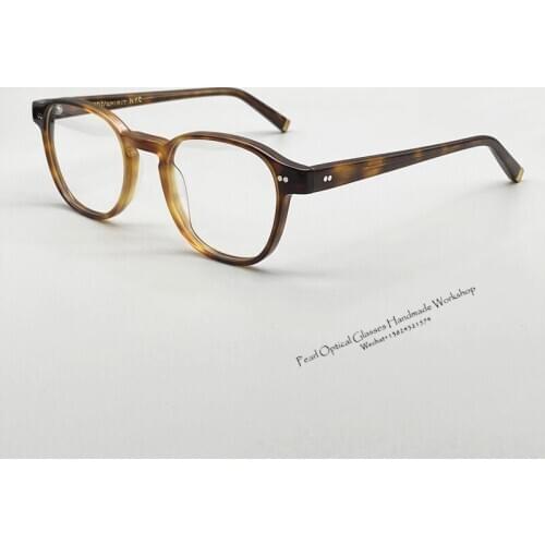 Original quality ARTHUR optical eyewear Acetate oval vintage eyeglasses Men and women myopia prescription reading glasses frame