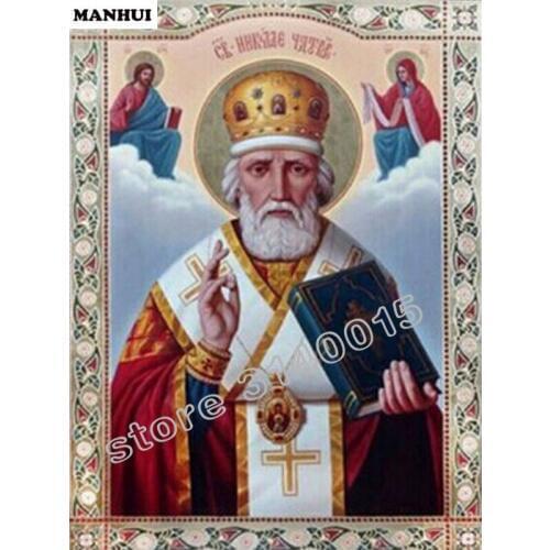 Full Daimond Mosaic Religion Needlework Craft Gift DIY 5D Religion Series Diamond Painting Cross Stitch BEF005