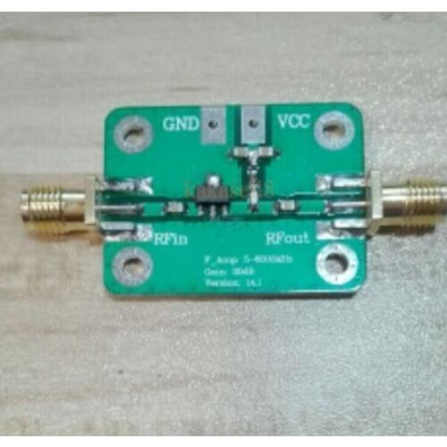 5MHz to 6000mhz Broadband Low Noise Amplifier RF LNA Amp Module 20DB VHF HF