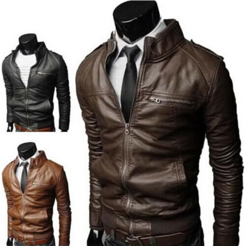 Thefound Mens Biker Jackets