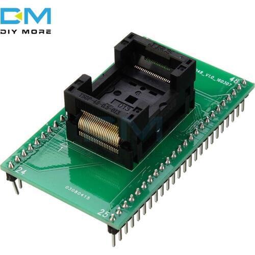 Tsop 48 Programmer TSOP48 to DIP48 Socket Adapter Module For TNM 5000 Programmer USB Programmer RT 809F Diy Kit Board