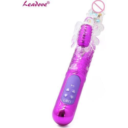 Waterproof USB Rechargeable Rabbit Vibrator Vagina Stimulator Dildo Vibrator Wand Massager Sex Toys for Women Couple Clitoris