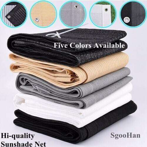 1x1.5m Hi-quality Anti-UV HDPE Shading Net Balcony Fence Safety Net Shading Net Canopy Sail Succulent Plant Cover Shelter Awning