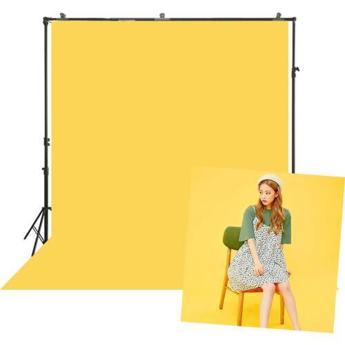 Amber Yellow Lemon Photography Backdrop Birthday Baby Shower Photo Shoots Background Pure Plain Back Drops Headshots Backdrops