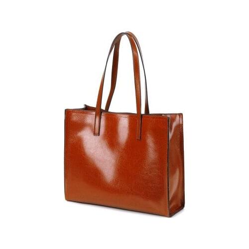 Women novelty beige black brown tote handbag for lady chic large capacity one shoulder bag