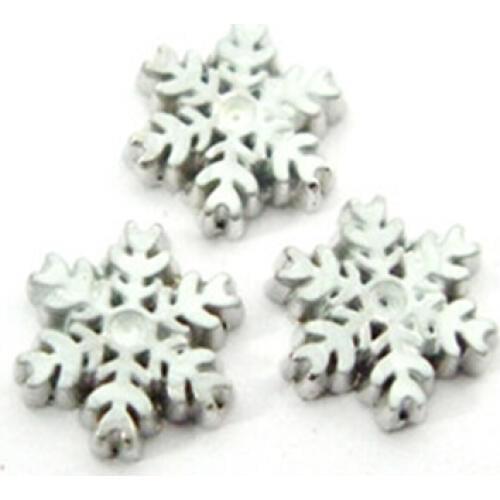 20PCS/lot Snowflake DIY Alloy Floating Locket Charms Fit For Glass Memory Lockets Fashion Jewelrys
