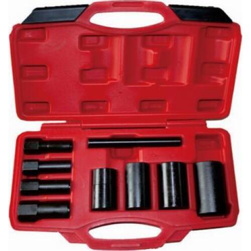 Wholesale 1set 9pc 1/2" screw nut remover socket wrench Sliding wire nut removing sleeve tool Universal Car repair tool DHL Free