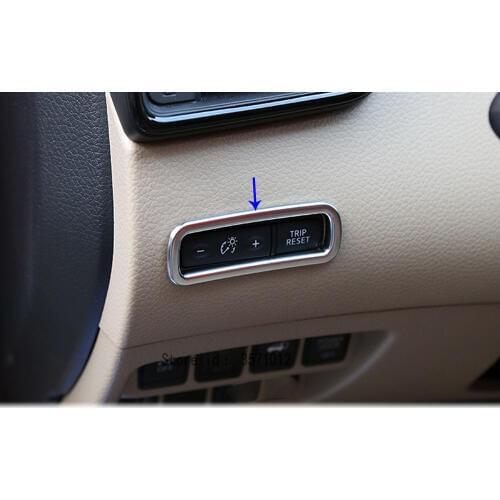 Car Stick Styling ABS Odometer Adjustment Switch Button Trim Frame For Nissan X-Trail XTrail T32/Rogue 2017 2018 2019 2020
