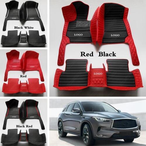 Custom Car Floor Mats for INFINITI QX60 QX30 QX50 QX56 QX70 QX80 ESQ Q50L Q60 Q70L M35 G37 G25 Q50 FX35 EX35 JX35 Suvs Foot Pads