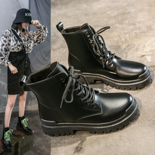 Martin Boots Women 2020 New Shoes Mid-tube Chelsea Smoke Boots British Style Short Boots