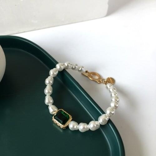 SHANGZHIHUA 2021 South Korean new creative design retro pearl bracelet, fashion woman for bracelet, party jewelry birthday gift