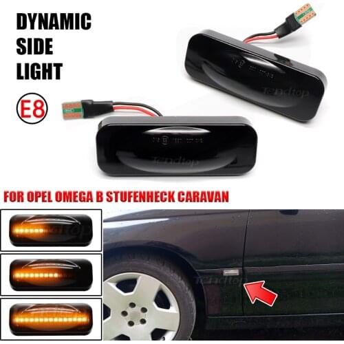 For Opel For Omega B Stufenheck Caravan 1994-2003 LED Flashing Turn Signal Light Dynamic Indicator Side Marker Lamp Car Styling