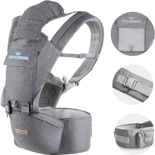 4-36 Months Ergonomic Baby Carrier Multi-function Baby Carrier Hip Seat Tool Baby Holder Sling Wrap Backpacks Baby Activity Gear