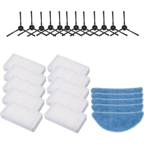 Side Brush Mop Cloth Hepa Filter For Ilife V50 V55 V5 V5S V3 V3S V5pro X5 V5S Pro Vacuum Cleaner Parts