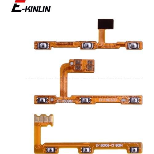 Switch Power ON OFF Key Mute Silent Volume Button Ribbon Flex Cable For HuaWei Mate 20 X 10 9 Pro Lite P Smart Plus 2019 Parts