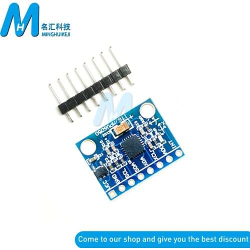 GY 521 GY-521 GY521 MPU-6050 MPU6050 MPU 6050 IIC I2C Module 3 Axis Analog Gyro Sensors + Accelerometer For Arduino DIY KIT 4.9