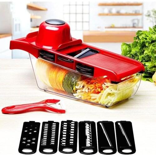Multifunctional Vegetable Slicer Cutter Kitchen Accessories Papaya Cutter Fruit Peeler Potato Carrot Shaver Slicer Driver Tools