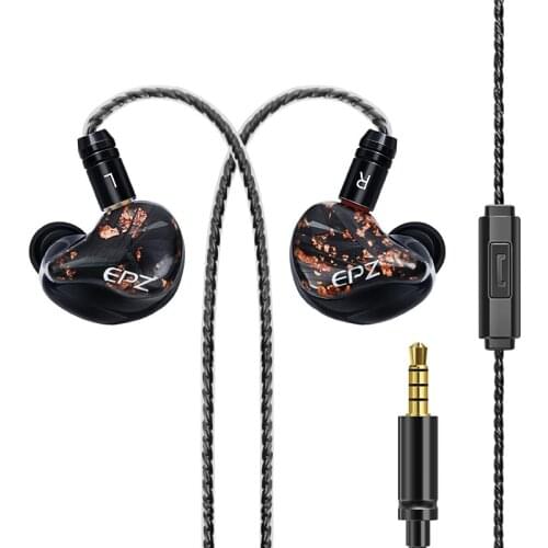New Dynamic custom resin headphones high-performance13mm titanium-plated composite diaphragm heavy bass HIFI game music earphone