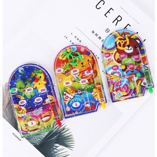 Plastic Parent-child Interaction Shooting Balls Billiard Table Games Toys Mini Cartoon House Maze Game Intelligent Marbles Game