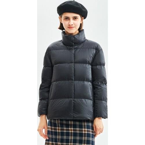 2021 Winter New Women 90% White Duck Down Coat Female High Quality Casual Loose Bread Puffer Jackets Warm Hooded Outwear Parkas