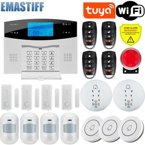 Alarm System for Home Burglar Security 433MHz WiFi GSM Alarm Wireless Tuya Smart House App Control