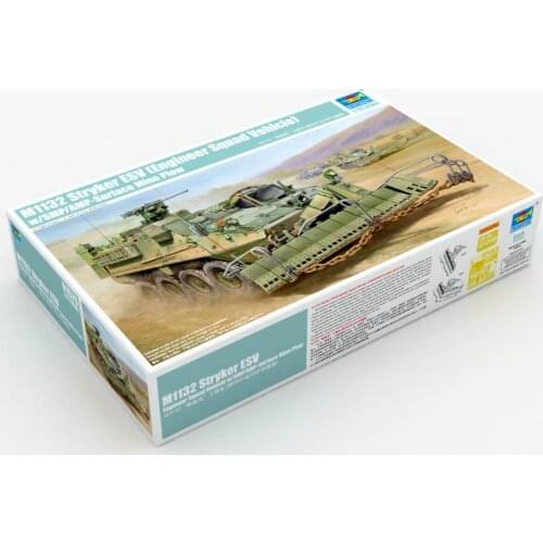 Trumpeter 01575 1/35 M1132 Stryker ESV(Engineer Squad Vehicle)w/SMP/AMP-Surface Mine Plow Model kit