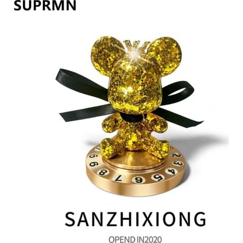 Temporary parking sign, mobile phone number plate, car aromatherapy dual purpose car interior decoration hidden parking phone