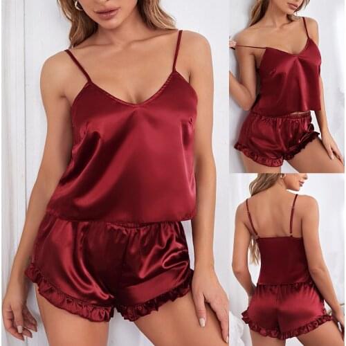 ZHDAOR Women's Silk Pajamas