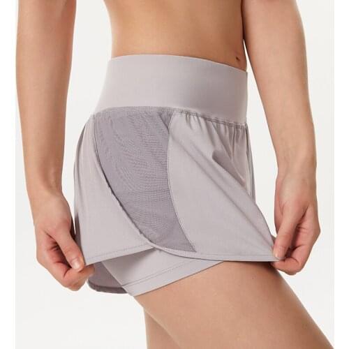 Women Yoga Shorts 2 In 1 Sport Short For Running Workout Shorts Push Up Seamless Fitness Gym Leggings Breathable Training Tight