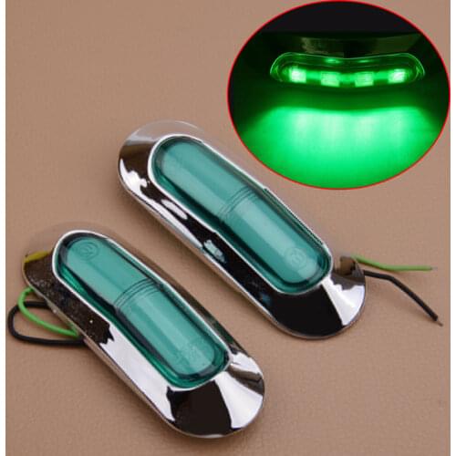 1Set 4 LED Side Marker Turn Signal Lamp Light 12-24V For Trailer Truck Lorry SUV Boat