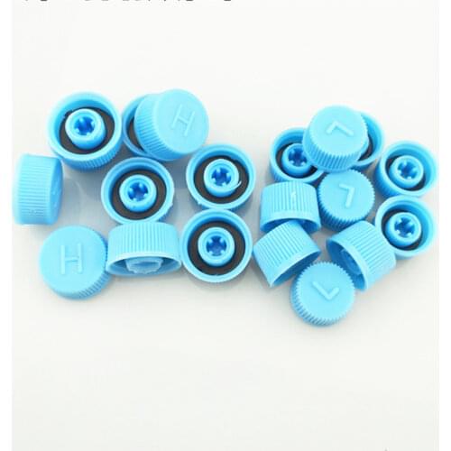 5 pairs, R134a R12 Service Port Valve Dust Cap High / Low Side Air Conditioning Pipeline Replacement M9 M10