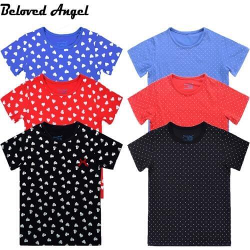 2018 Boys Clothes Shirts Kids T-Shirts Girls Tee Shirts Summer Baby Shirt Top 100% Cotton Child Clothing