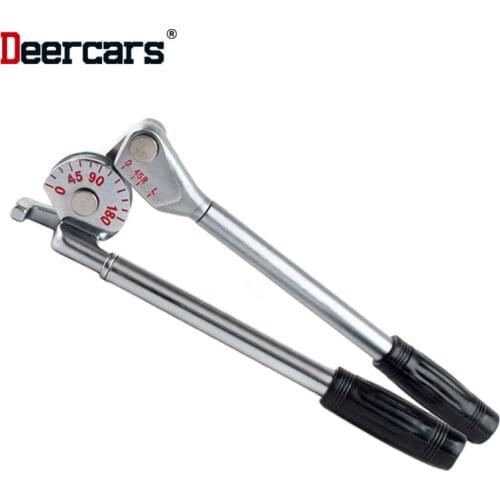 8mm Pipe Bending Tool Metric Air Conditioner Copper Aluminium Manual Tube Bender Maximum 180 Degree