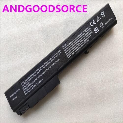 8530p Laptop Battery For HP EliteBook 8310B 8540W 8730P 8740W Pro 6545b HSTNN-LB60 OB60 XB60 KU533AA NBP6A82B2 NBP8A82 484788
