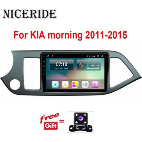 Touch Screen Android 7.1.2 Din Car DVD Multimedia Player Radio Stereo for Kia Morning Picanto 2011-2016 Head Unit Wifi Bluetooth