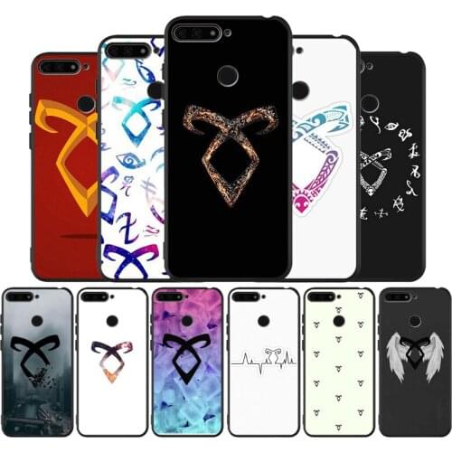 Shadowhunters black Silicone Phone Case For Huawei honor 30 8 8X 9 10 10 Lite 20 Mate 10 20 30 Lite Pro cover
