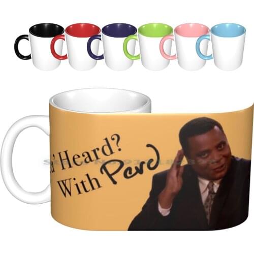 Ya’ Heard ? With Perd Ceramic Mugs Coffee Cups Milk Tea Mug Parks And Recreation Parks And Rec Perd Parks And Recreation Tv