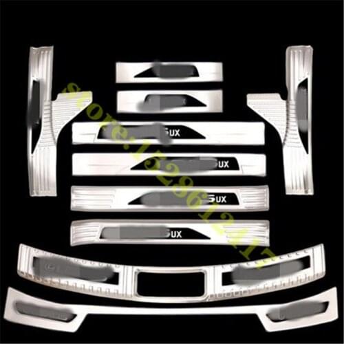 For Lexus IS300 IS200T 2015-2020 Car styling Stainless Steel Rear Door Bumper Protector sill Scuff Plate/Door Sill Door Sill