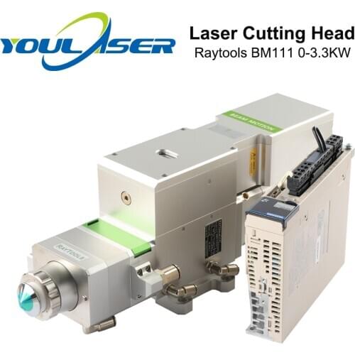 Raytools BM111 0-3300W Auto Focusing Fiber Laser Cutting Head for Metal Cutting