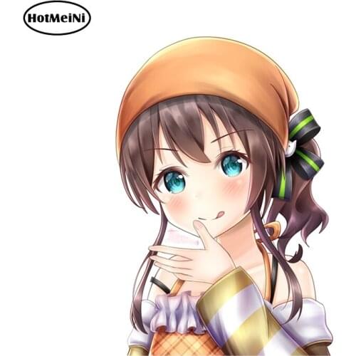 HotMeiNi 13cm x 9cm for Natsuiro Matsuri Car Stickers Anime Decals Car Assessoires Windows Laptop Waterproof Sunscreen