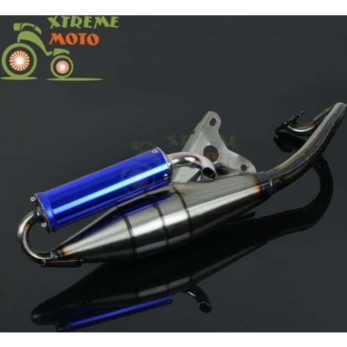 Chrome Exhaust System Muffler Pipe For YAMAHA JOG50 JOGR JOGZ JOG R Z Motorcycle Motor bike