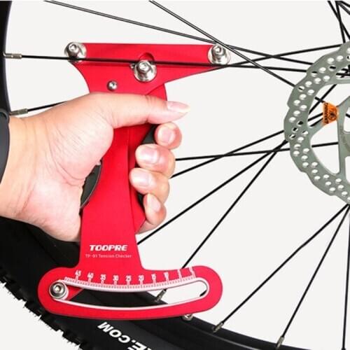Aluminum Alloy Road Bike Indicator Attrezi Meter Tensiometer Bicycle Spoke Tension Wheel Builders Repair Tool