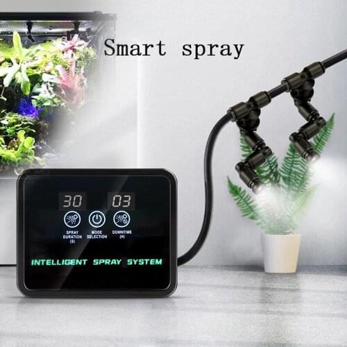 Intelligent Automatic Watering System Touch Screen Garden Spray Irrigation System Timed Aquarium Spray Landscaping Irrigation