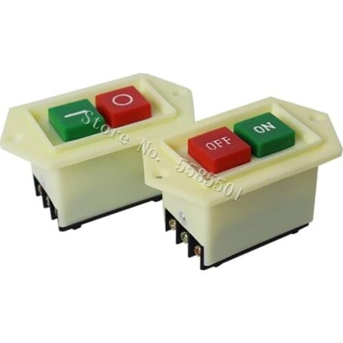 Factory direct sales start button switch bench drill LC3-10A 5A three-phase motor switch button 220v