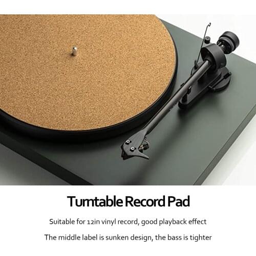 3mm Cork Rubber Turntable Platter Mat Slipmat Anti Static For LP Vinyl Record High Quatilty